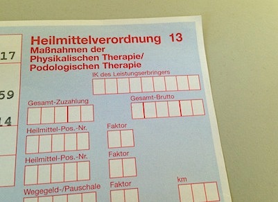 Zuzahlung Physiotherapie